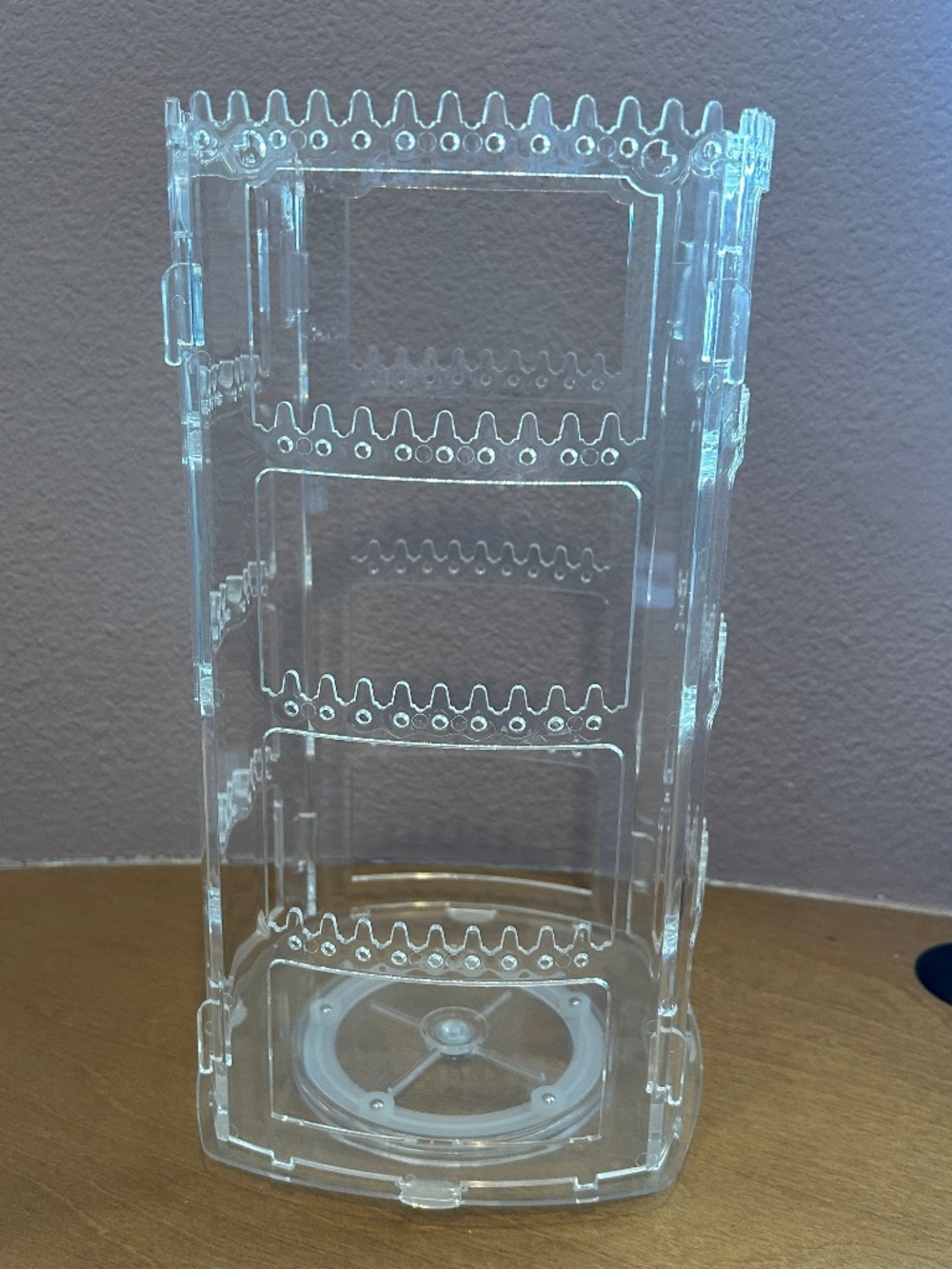 Spinning Acrylic Earring and Necklace Holder